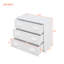 Lit mezzanine simple avec armoire et tablette