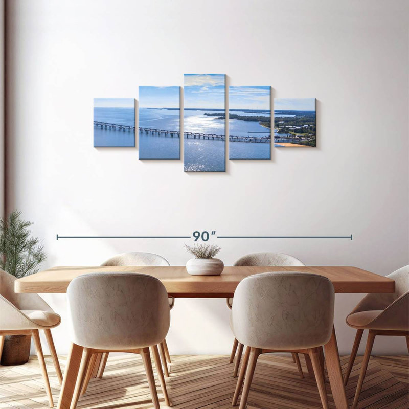 Chesapeake Bay Bridge Panorama, 30" H x 68" W