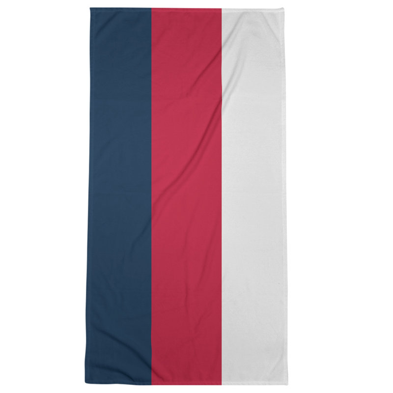 Beach Towel, Blue/Red/White