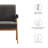 Modway Lyra Fabric Arm Chair Dining Chair-93235939
