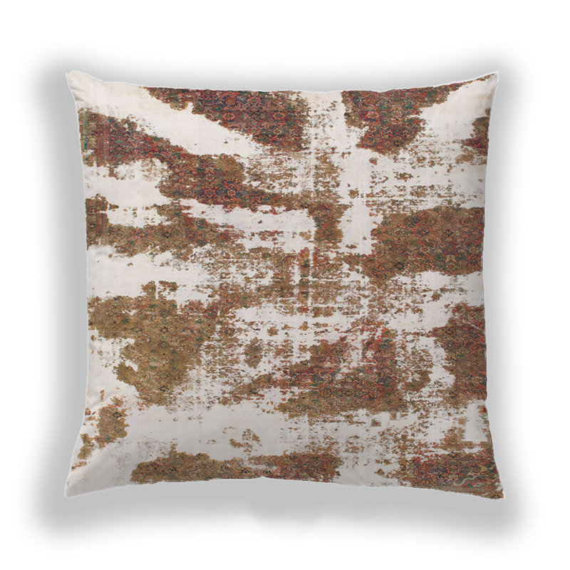 Coussin décoratif abstrait 1070, Microsuède