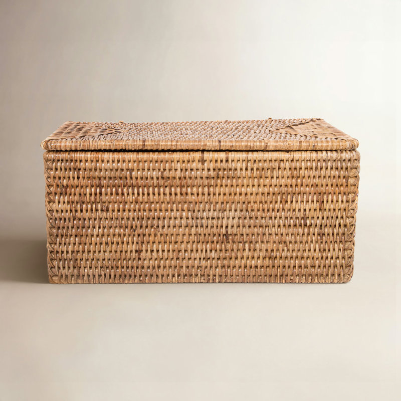 Thisbe Bathroom Storage Container, Honey Brown
