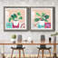 «Growing Happy I», ensemble de 2 peintures-663387089-663387094