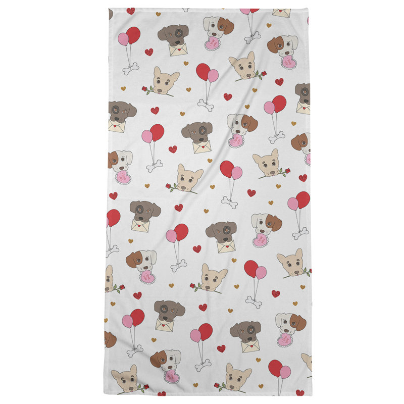 Beach Towel, Gray, Poly/Cotton