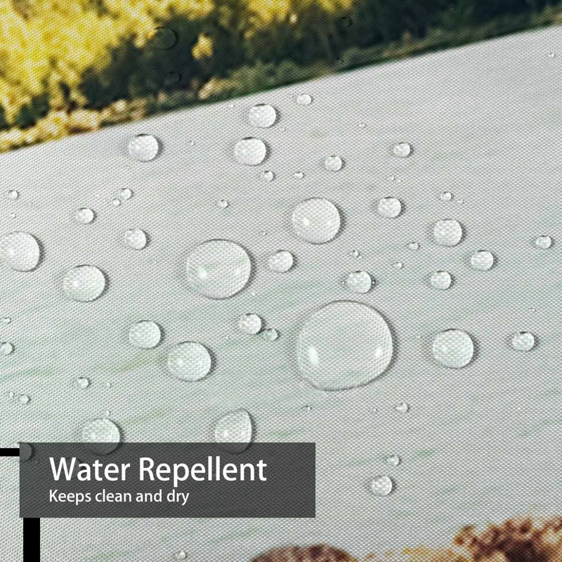 Rideau de douche avec 12 crochets, 72" L x 84" W