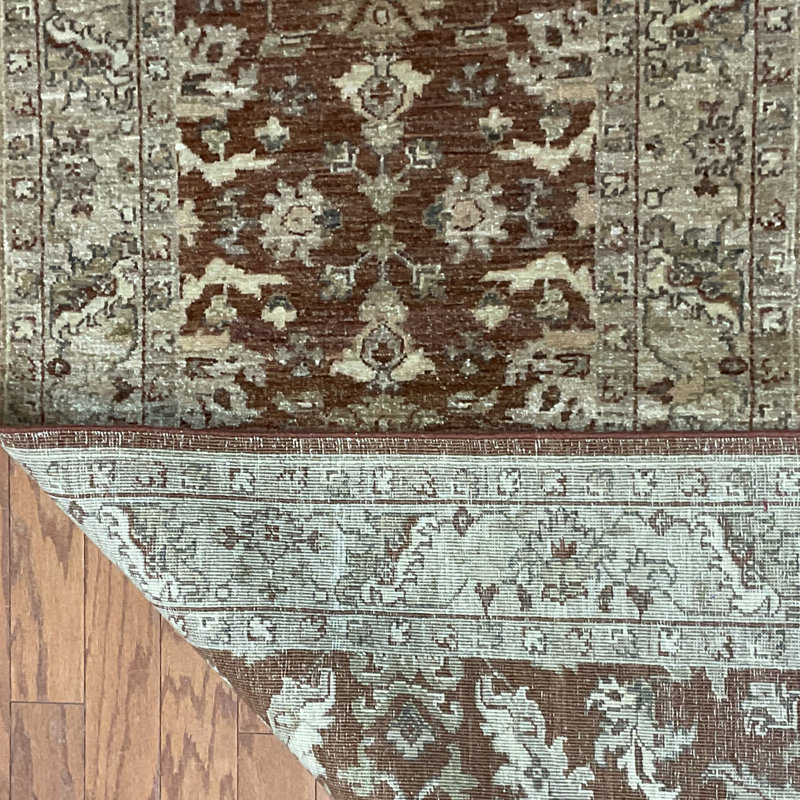  Handmade Oushak Wool Runner