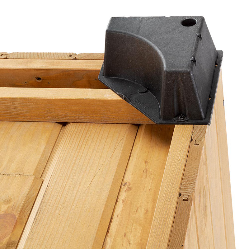 Wood Portable Dog House, 87cm H x 85.5cm W x 140cm D