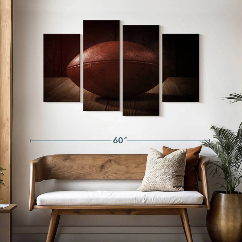 Vintage leather football Sireci