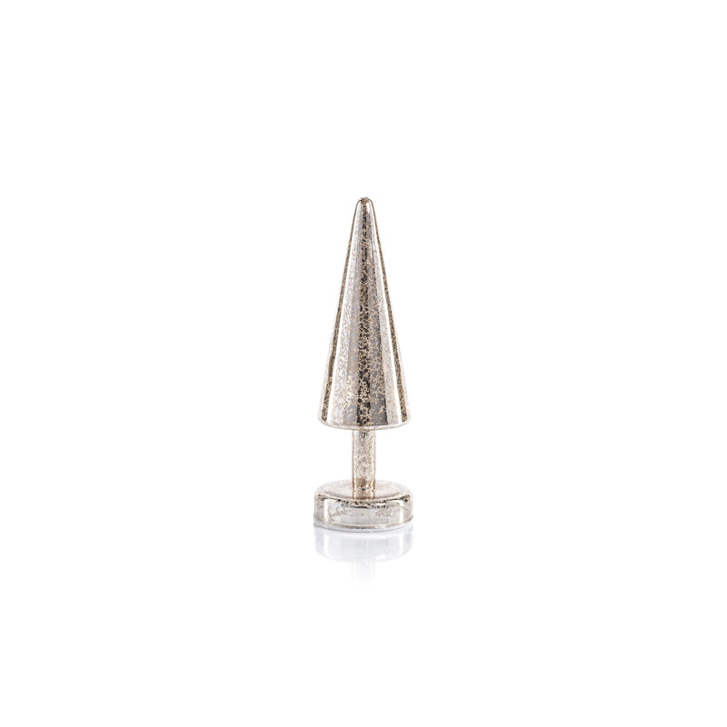 Arbres DEL Sparkle Cone, ensemble de 2, Or, H 10 po x l 3 po x P 3 po