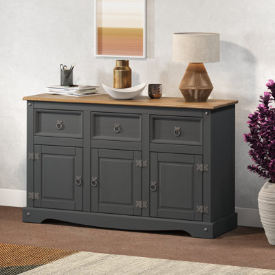 Mchugh 125cm Solid Wood Sideboard