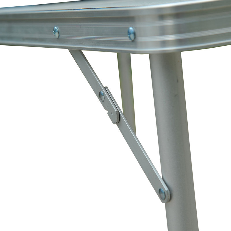 Table de camping pliante réglable en hauteur 47 po - Léger, portable, pour le garage, pique-nique, léger portable réglable, espaces intérieurs