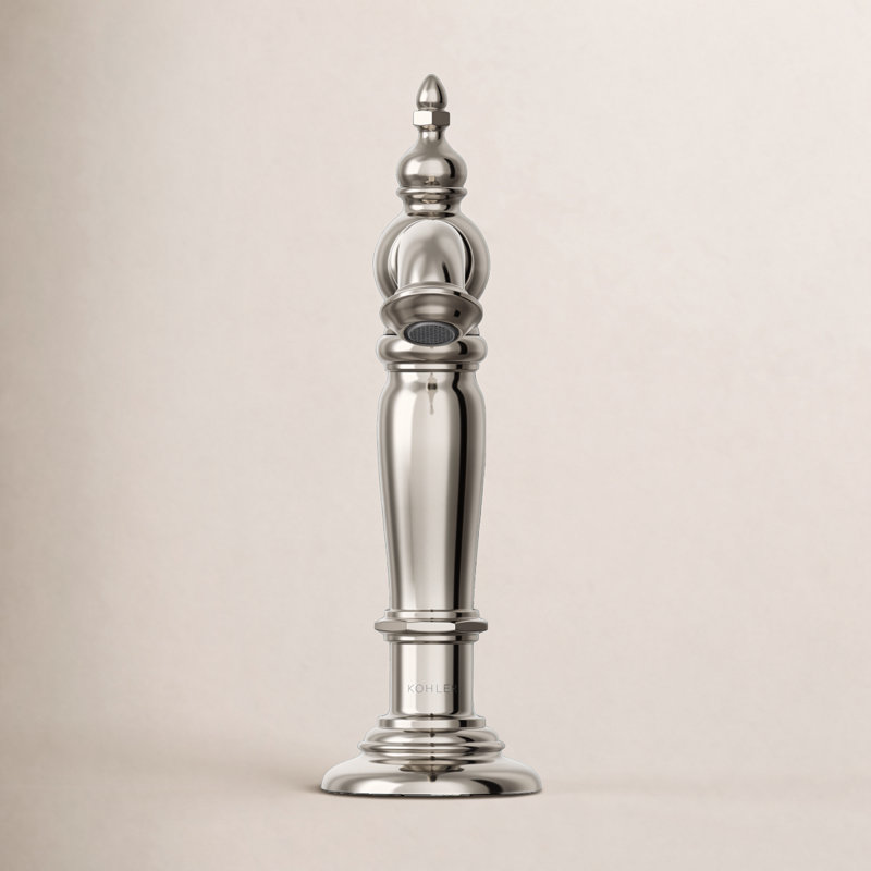 Artifacts® Widespread Bathroom Faucet with Drain Assembly, Vibrant Polished Nickel