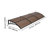 Awnings for Door Entrance, 38 x 117 in, Exterior Front Door Window Awnings with Drainage & ABS Bracket, Rain Snow Sun Protection, Overhang Polycarbonate Door Canopy for Porch Patio, Brown-131583255-123327065
