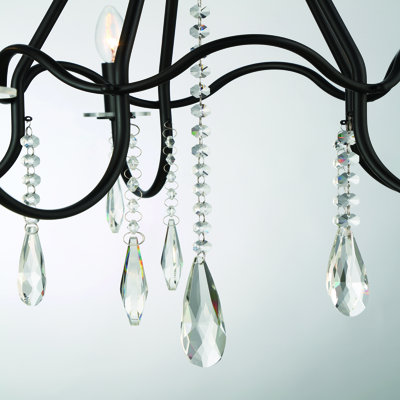 Adaire 5-Light Black Chandelier