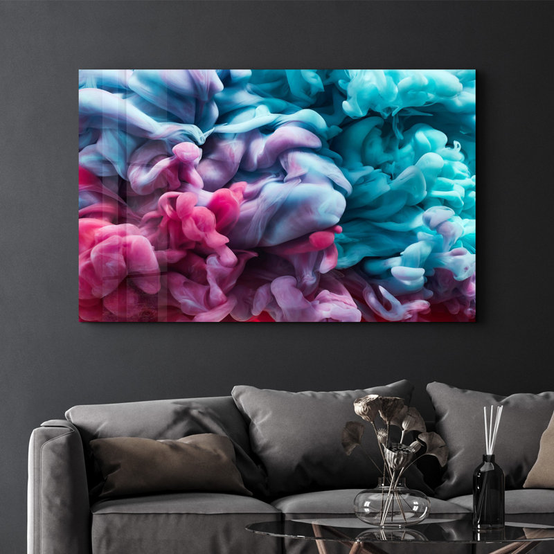 Peinture élégante en verre trempé de 27,6 po x 43,3 po | 100% verre trempé, épaisseur: 0,16 pouce | Œuvre imprimée UV, parfaite pour la décoration intérieure et les intérieurs modernes, des visuels époustouflants pour toute pièce