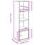 Conary 31cm W Bookcase-8289587-8289584