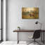 «Wilderness Lodge S» par Jean Plout, art mural en métal doré, 36 po x 24 po-1121725628