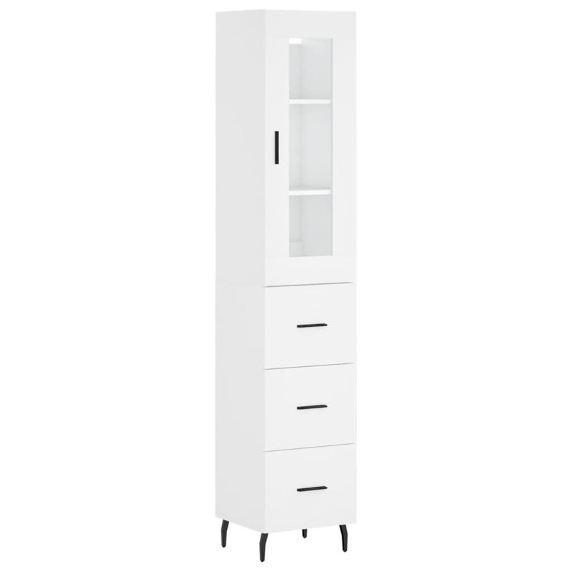 Mikala Display Cabinet, White