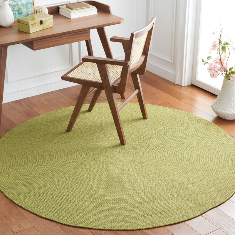 Tapis performance tressé à la main, Rond 6 pi