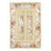 Wool Floral Area Rug in Yellow