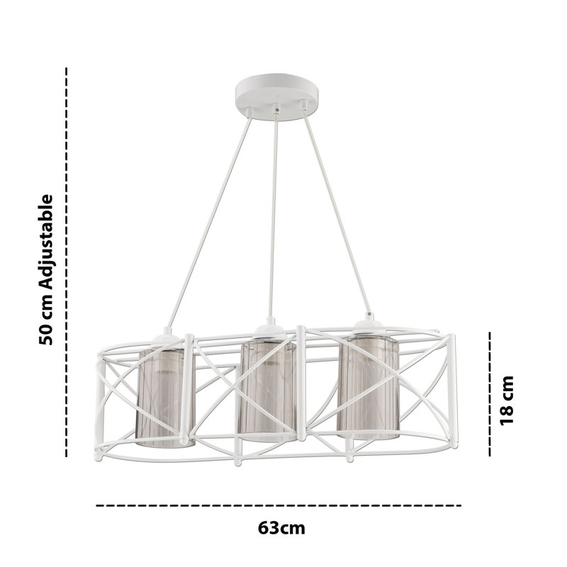Lustre, Gris, Blanc