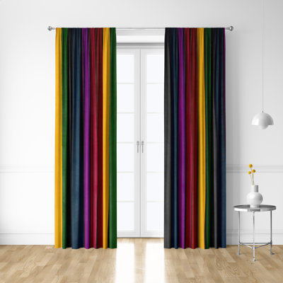 Semi Sheer Curtain Pair