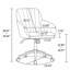 Chaise de bureau moderne et ajustable avec coussin moelleux, pieds en métal-1457758321