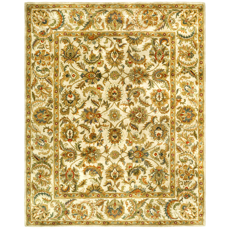 Carnasheeran Hand Tufted Wool Oriental Rug, Rectangle 7'6" x 9'6"