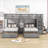 Fanka Kids Bunk Bed with Drawers-1016950250