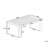 Aubrieana Rectangular 4 - Person 47.2cm L Outdoor Coffee Table