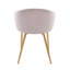 Chaise en métal et similicuir-125535862