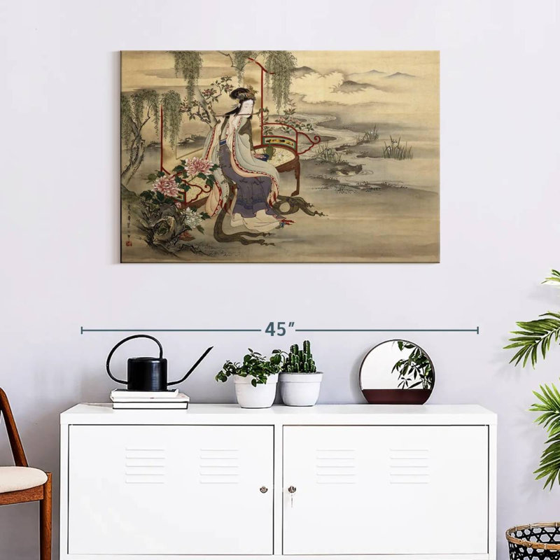 Leisha, la beauté chinoise, Yang Guifei, H 24 po x l 36 po