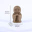 Statue Jizo japonais heureux et priant