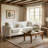 3 Seater Sofa (Cream White)