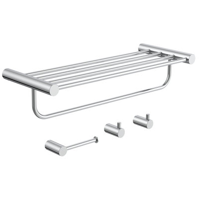 Jive Polished Chorme 4 pieces Decorative Bathroom Hardware sets