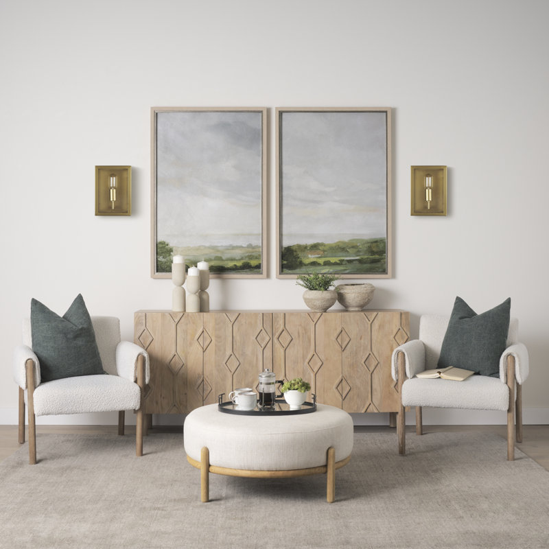 Ackerin Wall Scone, Brushed Gold