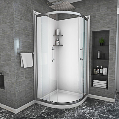 Porte de douche encadrée pour baignoire