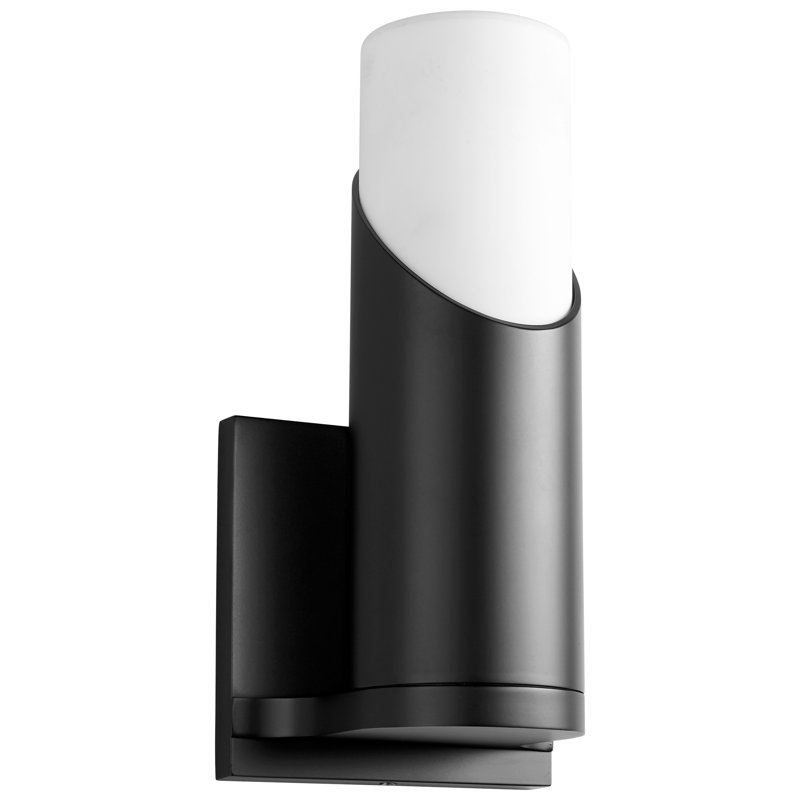 Apogee Steel LED Armed Sconce, Black