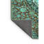 Tapis bleu sarcelle / brun-1971185976