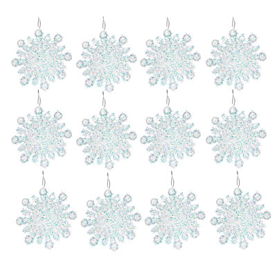 Whimsical Snowflake Ornament - Set Of 12