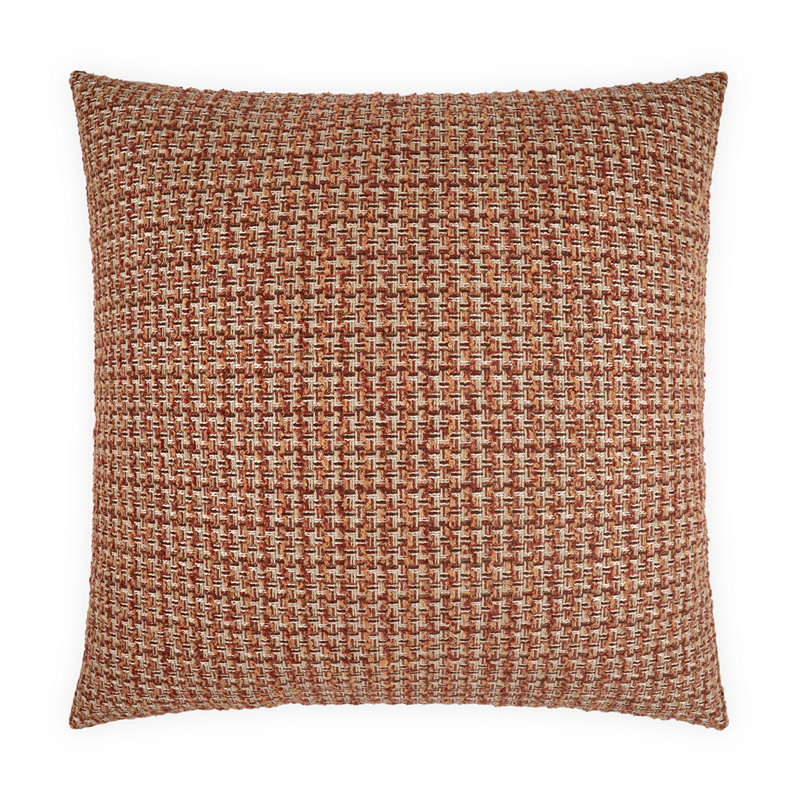 Talita Square Pillow Cover & Insert, Square 20", Crimson