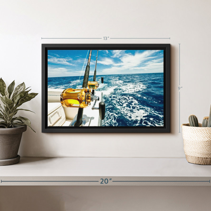 Impression sur toile Ocean Reels, H 9 po x l 13 po