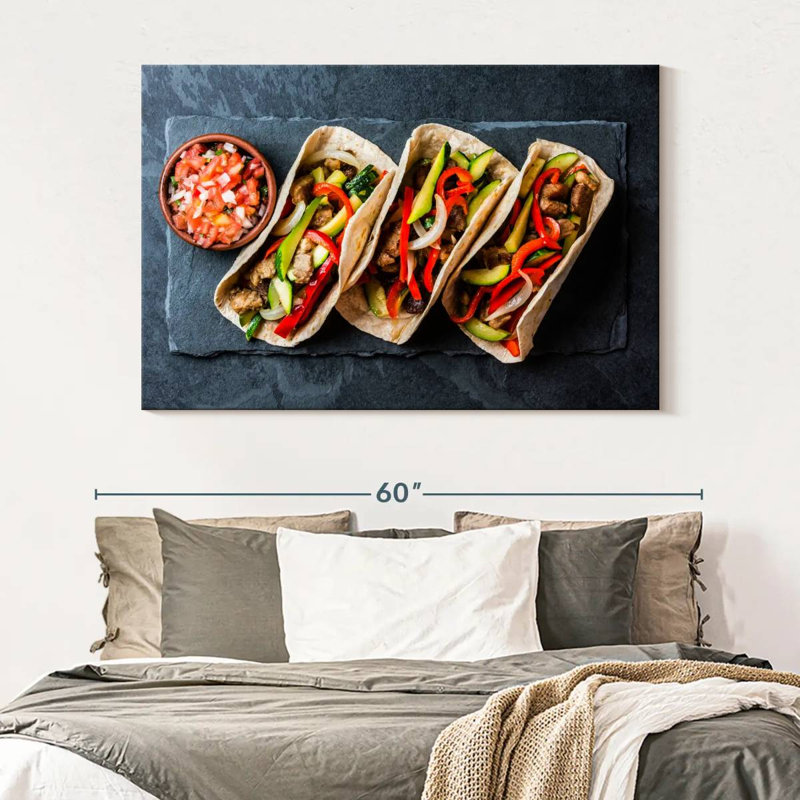 Yarlin Tacos De Cerdo, 34" H x 51" W