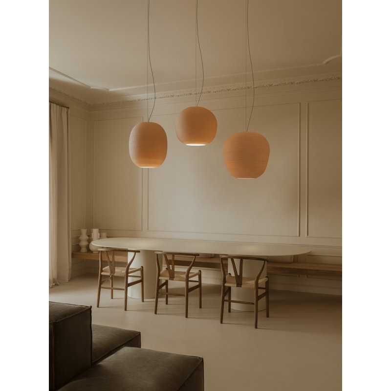 Tierra 500 Pendant Lamp, 16.77" H x 19.53" W x 19.53" D
