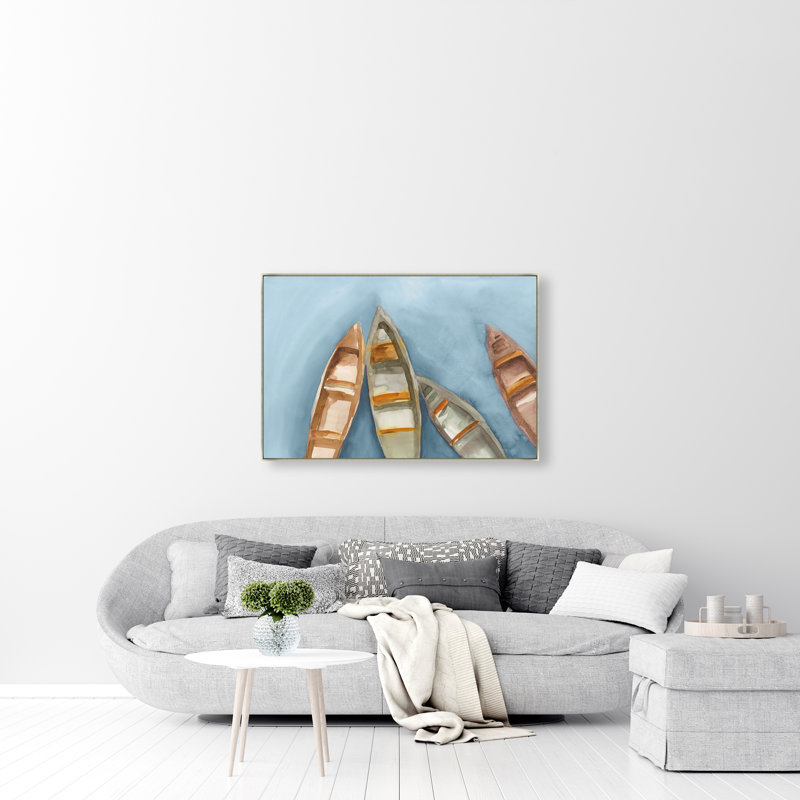 Blue Afloat IV Painting by Giselle Kelly