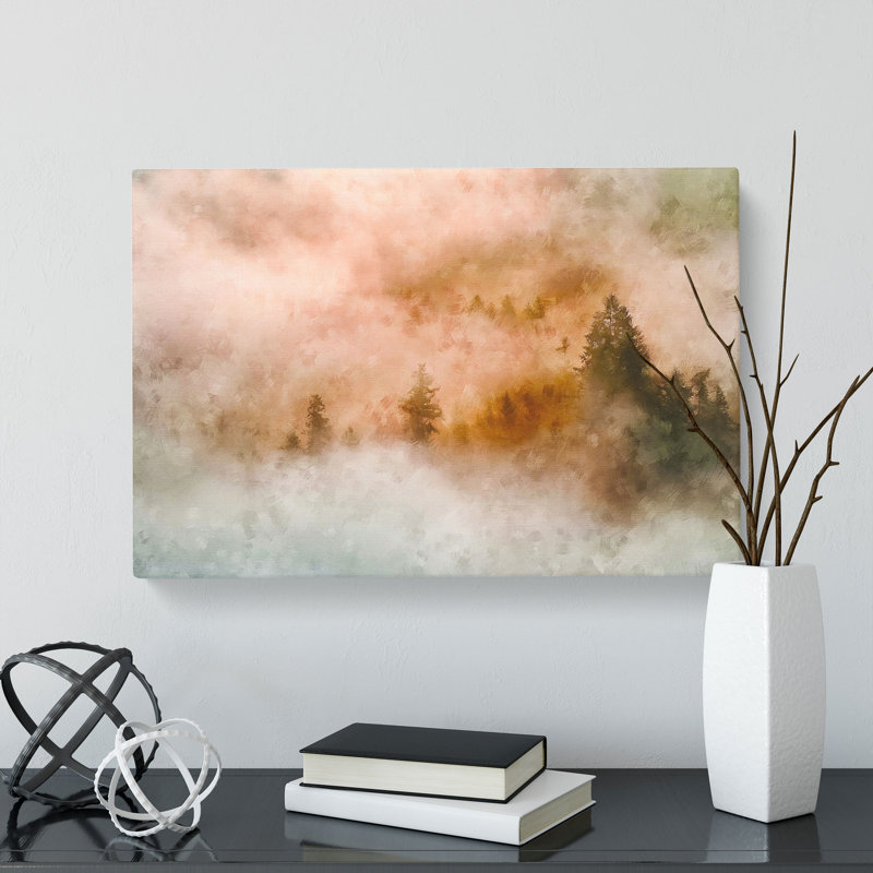 Misty Forest - Wrapped Canvas, 50cm H x 76cm W x 3cm D