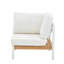 Toile d'angle en teck Parinita