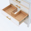 Armoire de salle de bain avec rangement ouvert et deux tiroirs-102040808