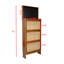 Armoire à chaussures avec 3 tiroirs rabattables et noir, H 65 po pour le couloir d'entrée, armoire d'entrée pratique et élégante, rangement de grande capacité de 65 po de hauteur,