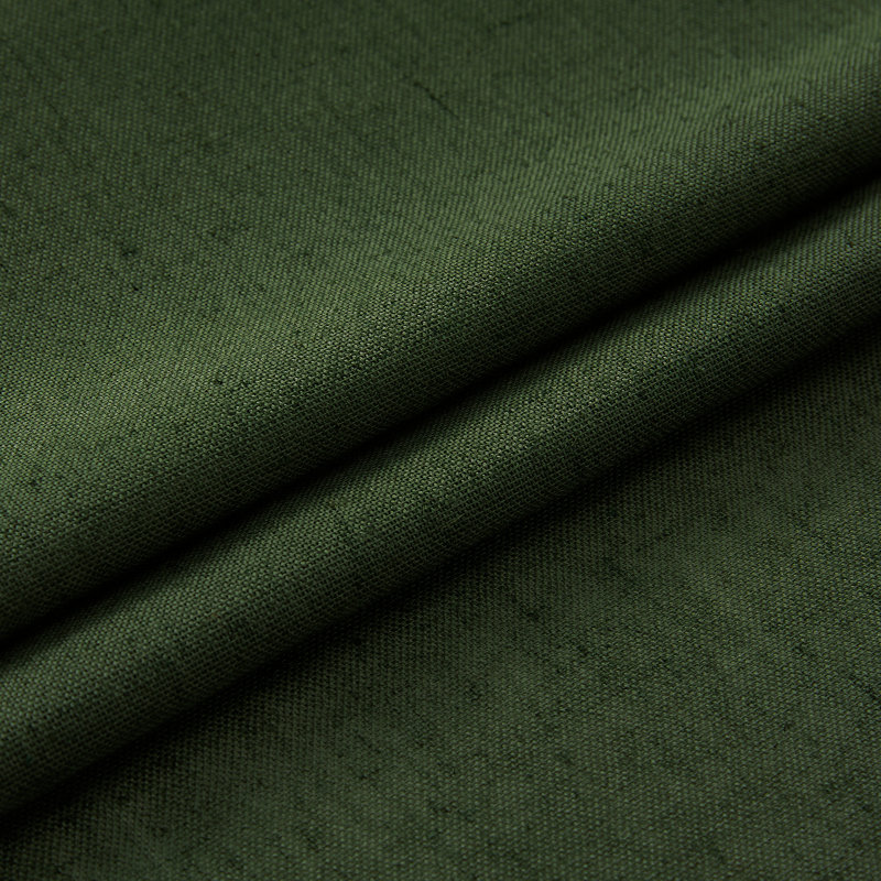 4 Pcs Semi Sheer Back Tab Curtain Panel Pair, 52" W x 90" L, Olive Green